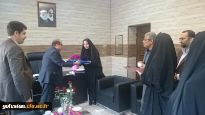 با حضور دکتر مسعودی  وهیأت همراه  از فرزند شهید والامقام احمد کیا تقدیر شد.