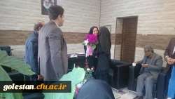 با حضور دکتر مسعودی  وهیأت همراه  از فرزند شهید والامقام احمد کیا تقدیر شد. 4