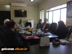 جلسه هم اندیشی مسئولین دانشگاه فرهنگیان با حجت الاسلام درودی، معاون امور استان ها و مسئول ستاد همکاری حوزه های علمیه و وزارت آموزش و پرورش 3