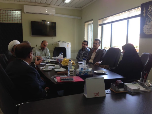 جلسه هم اندیشی مسئولین دانشگاه فرهنگیان با حجت الاسلام درودی، معاون امور استان ها و مسئول ستاد همکاری حوزه های علمیه و وزارت آموزش و پرورش 3