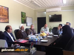 جلسه هم اندیشی مسئولین دانشگاه فرهنگیان با حجت الاسلام درودی، معاون امور استان ها و مسئول ستاد همکاری حوزه های علمیه و وزارت آموزش و پرورش 4