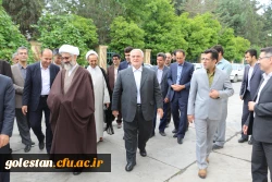 افتتاح سالن تربیت بدنی و سایت رایانه پردیس آیت الله خامنه ای گرگان با حضور استاندار گلستان 7