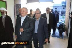 افتتاح سالن تربیت بدنی و سایت رایانه پردیس آیت الله خامنه ای گرگان با حضور استاندار گلستان 9