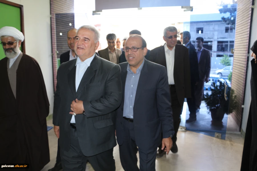 افتتاح سالن تربیت بدنی و سایت رایانه پردیس آیت الله خامنه ای گرگان با حضور استاندار گلستان 9