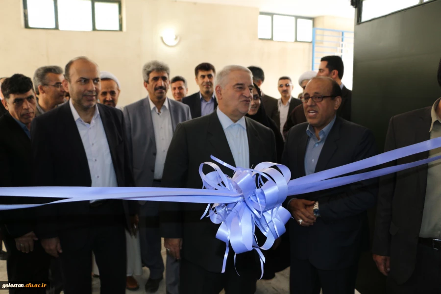افتتاح سالن تربیت بدنی و سایت رایانه پردیس آیت الله خامنه ای گرگان با حضور استاندار گلستان 12
