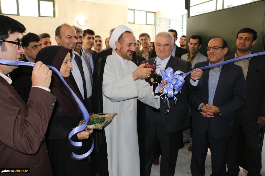 افتتاح سالن تربیت بدنی و سایت رایانه پردیس آیت الله خامنه ای گرگان با حضور استاندار گلستان 13