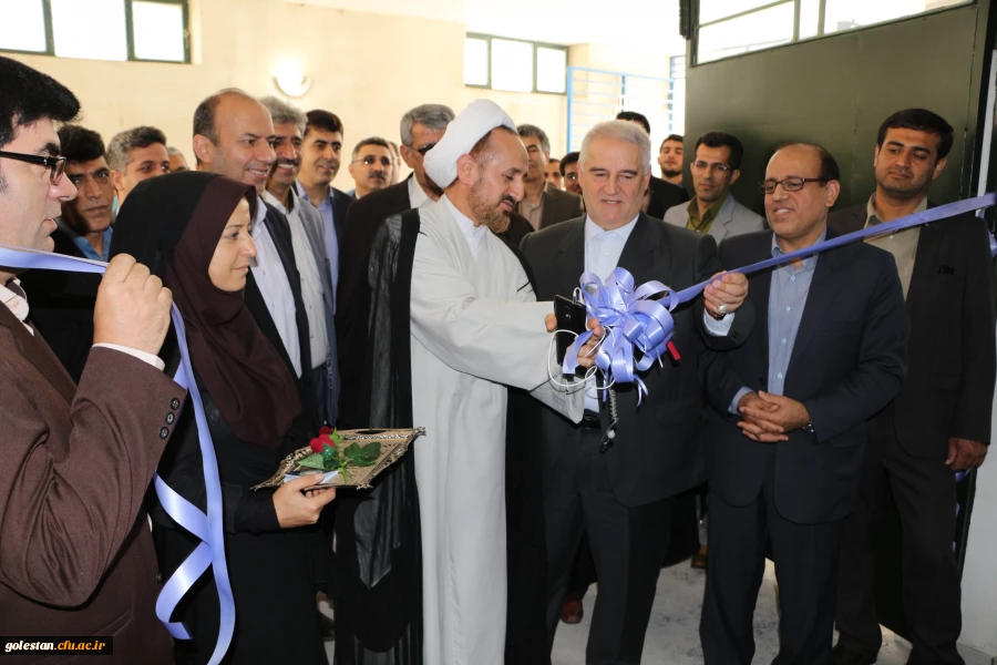افتتاح سالن تربیت بدنی و سایت رایانه پردیس آیت الله خامنه ای گرگان با حضور استاندار گلستان 14