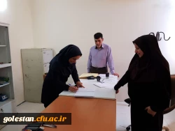 بازدید سرپرست دانشگاه و رؤسای ادارات استان از جلسه امتحانات پردیس آیت الله خامنه ای 2