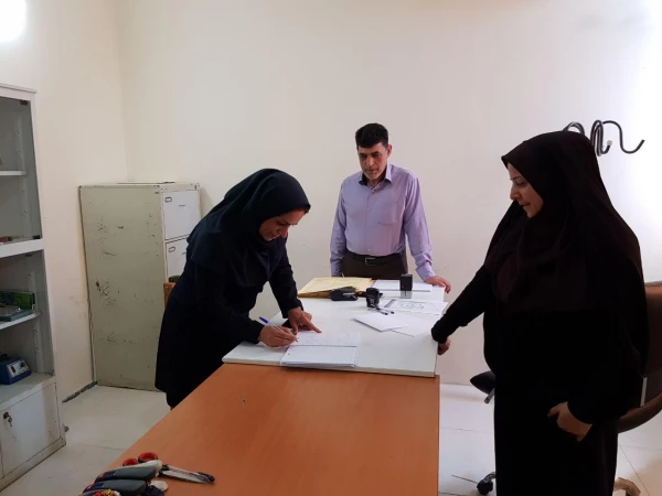 بازدید سرپرست دانشگاه و رؤسای ادارات استان از جلسه امتحانات پردیس آیت الله خامنه ای 2