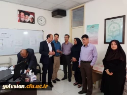 بازدید سرپرست دانشگاه و رؤسای ادارات استان از جلسه امتحانات پردیس آیت الله خامنه ای 8