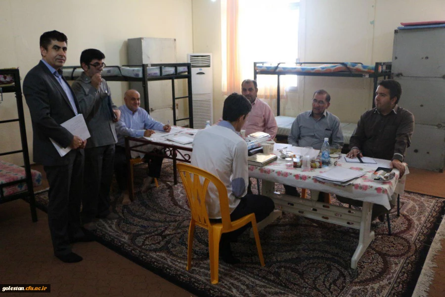 بازدید دکتر رجنی معاون هماهنگی استان از فرایند مصاحبه پردیس آیت ا... خامنه ای گرگان صبح امروز 96/6/13 2