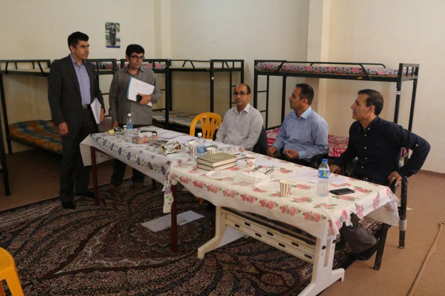 بازدید دکتر رجنی معاون هماهنگی استان از فرایند مصاحبه پردیس آیت ا... خامنه ای گرگان صبح امروز 96/6/13 4