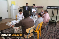 بازدید دکتر رجنی معاون هماهنگی استان از فرایند مصاحبه پردیس آیت ا... خامنه ای گرگان صبح امروز 96/6/13 3