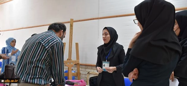 آغاز رقابت های مرحله کشوری بیست و هفتمین جشنواره فرهنگی و اجتماعی دانشجو معلمان دختر دانشگاه فرهنگیان سراسر کشور 5