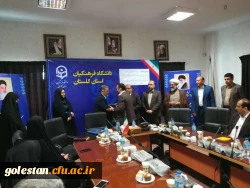 دکترمسعودی در مراسم تکریم و معارفه رئیس اداره حراست دانشگاه فرهنگیان مطرح کرد:
در دانشگاه فرهنگیان که وظیفه تربیت معلم را به عهده دارد، وظیفه مسئول حراست سنگین تر است. 6