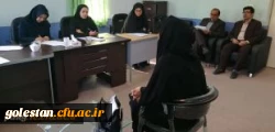 بازدید دکتر مسعودی سرپرست دانشگاه فرهنگیان گلستان از فرایند مصاحبه پذیرفته شدگان آزمون استخدامی آموزش و پرورش 3