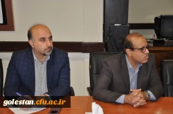 جلسه عقدتقاهم نامه بین دانشگاه فرهنگیان و مرکز بهداشت استان برگزار گردید. 11