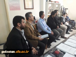 نشست صمیمانه دکتر مسعودی سرپرست دانشگاه فرهنگیان استان با اساتید پردیس آیت الله خامنه ای 3