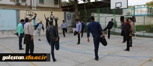 برگزاری ورزش صبحگاهی