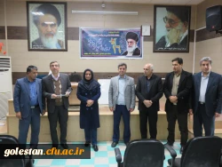 مراسم گرامیداشت روز دانشجو و هفته پژوهش در واحد دانشگاهی شهید بهشتی کنبد کاووس با حضور مسئولین دانشگاه برگزار گردید. 2