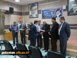 مراسم گرامیداشت روز دانشجو و هفته پژوهش در واحد دانشگاهی شهید بهشتی کنبد کاووس با حضور مسئولین دانشگاه برگزار گردید. 3