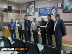 مراسم گرامیداشت روز دانشجو و هفته پژوهش در واحد دانشگاهی شهید بهشتی کنبد کاووس با حضور مسئولین دانشگاه برگزار گردید. 4