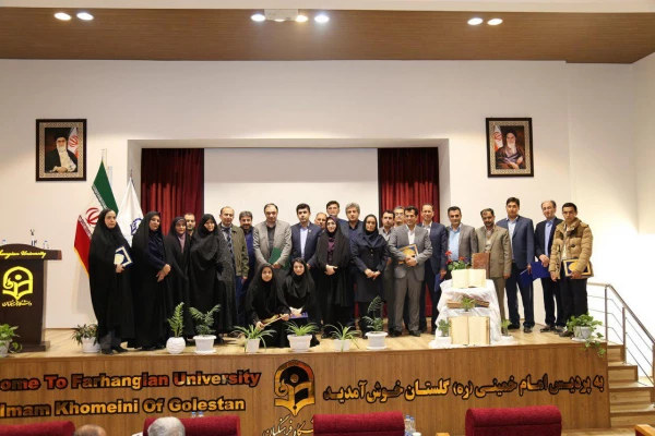 مراسم گرامیداشت هفته پژوهش دانشگاه فرهنگیان استان گلستان به مبزبانی پردیس امام خمینی «ره» گرگان برگزار گردید. 3