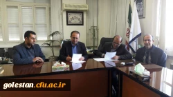 تفاهم نامه همکاری مشترک  علمی- پژوهشی فی مابین دانشگاه مازندران و دانشگاه فرهنگیان استان گلستان ، دکتر سید خلاق میرنیا و دکتر محمد باقر مسعودی 2