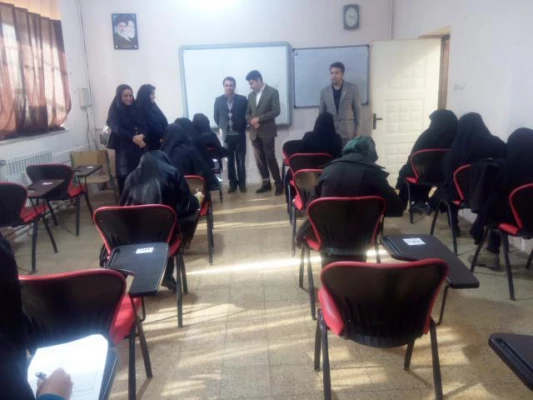 بازدید معاون هماهنگی و مسئولین استانی از امتحانات پایان ترم دانشجو معلمان به روایت تصویر 6