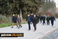 پیاده روی همگانی  و نرمش صبحگاهی کارکنان مدیریت استانی و پردیس آیت الله خامنه ای گرگان به مناسبت دهه فجر 3