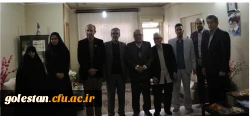 دیدار سرپرست دانشگاه فرهنگیان استان به همراه جمعی از مسئولین با خانواده شهدای دانشجو معلم به مناسبت گرامیداشت دهه فجر 2