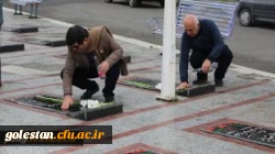 ادای احترام و تجدید میثاق با شهدا به مناسبت دهه مبارک فجر 3