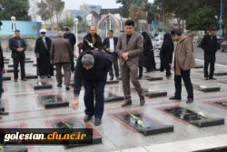 ادای احترام و تجدید میثاق با شهدا به مناسبت دهه مبارک فجر 7