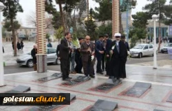 ادای احترام و تجدید میثاق با شهدا به مناسبت دهه مبارک فجر 8