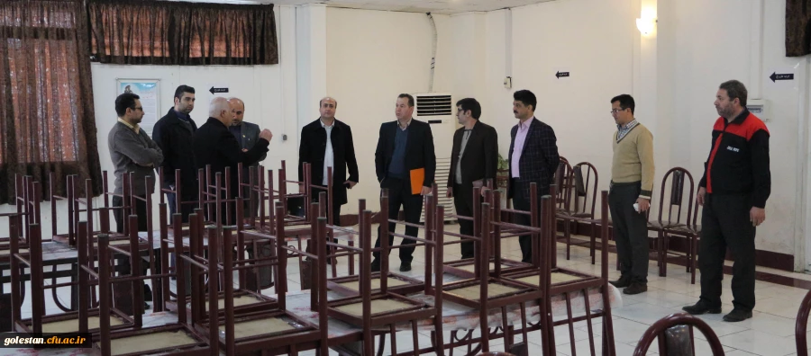 بازدید کارشناسان وزارت علوم و سازمان مرکزی در راستای طرح رتبه بندی سرای دانشجویی از پردیس های استان گلستان 
 2