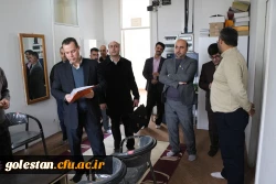 بازدید کارشناسان وزارت علوم و سازمان مرکزی در راستای طرح رتبه بندی سرای دانشجویی از پردیس های استان گلستان 
 5