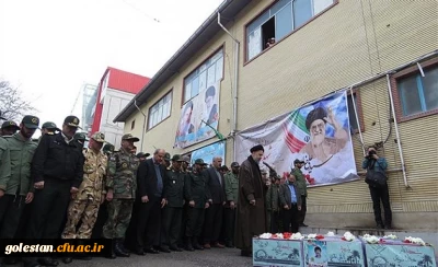 برگزاری مراسم تشییع و خاکسپاری دو شهید گمنام در دانشگاه آزاد اسلامی واحد گرگان