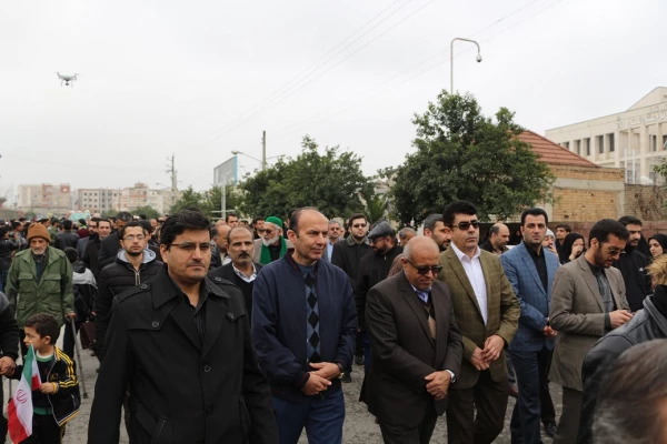 برگزاری مراسم تشییع و خاکسپاری دو شهید گمنام در دانشگاه آزاد اسلامی واحد گرگان  3