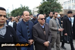 برگزاری مراسم تشییع و خاکسپاری دو شهید گمنام در دانشگاه آزاد اسلامی واحد گرگان  4