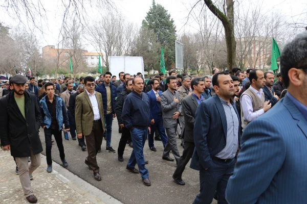 برگزاری مراسم تشییع و خاکسپاری دو شهید گمنام در دانشگاه آزاد اسلامی واحد گرگان  7