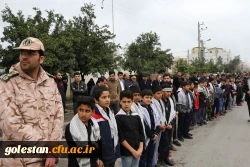 برگزاری مراسم تشییع و خاکسپاری دو شهید گمنام در دانشگاه آزاد اسلامی واحد گرگان  6