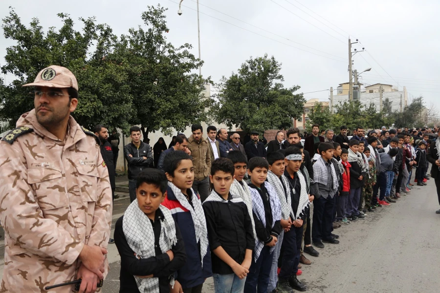 برگزاری مراسم تشییع و خاکسپاری دو شهید گمنام در دانشگاه آزاد اسلامی واحد گرگان  6