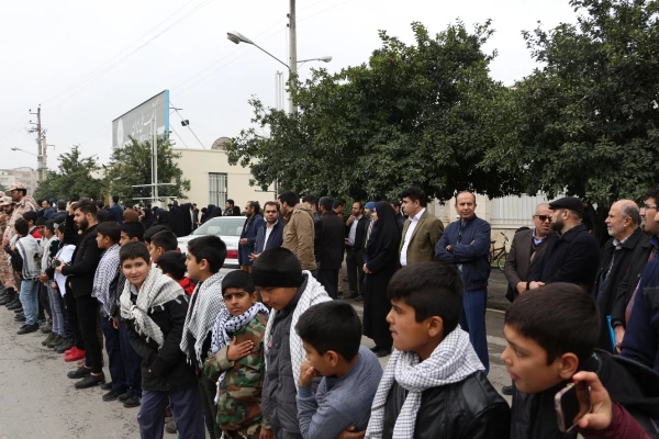 برگزاری مراسم تشییع و خاکسپاری دو شهید گمنام در دانشگاه آزاد اسلامی واحد گرگان  5