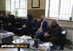 دیدار نوروزی سرپرست دانشگاه فرهنگیان استان گلستان  با سرپرست و کارکنان پردیس امام خمینی «ره »گرگان 2