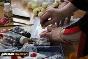 برگزاری کارگاه چاپ دستی روی پارچه 4