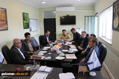 نشست صمیمی اعضای سازمان  بسیج اساتید استان  با سرپرست دانشگاه فرهنگیان استان گلستان