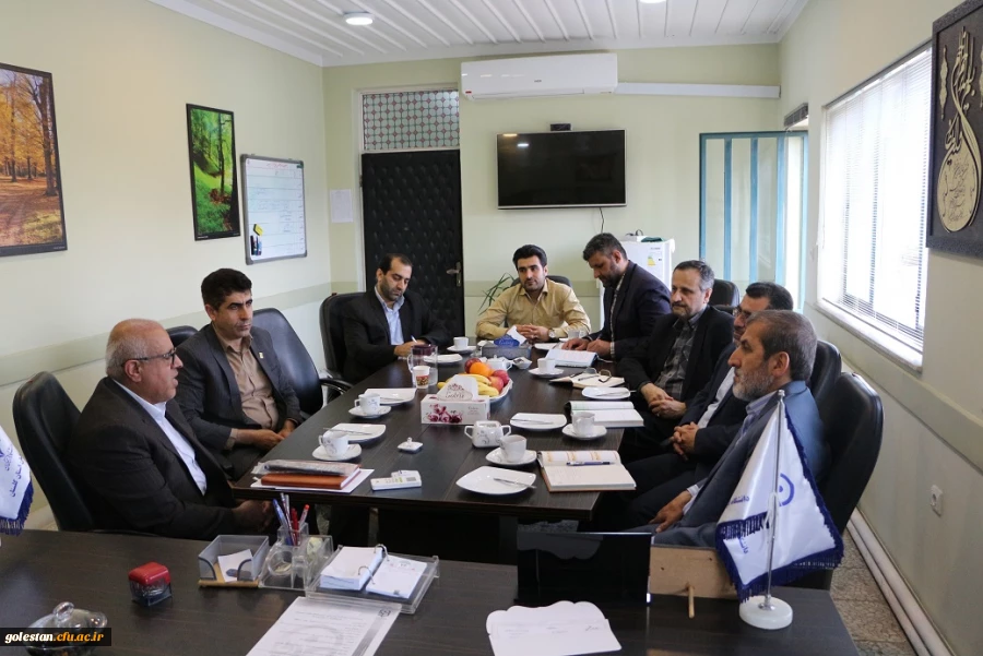 نشست صمیمی اعضای سازمان  بسیج اساتید استان  با سرپرست دانشگاه فرهنگیان استان گلستان 2