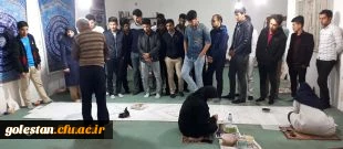 بازدید دانشجومعلمان از کارگاه کاشی سازی سنتی در گرگان