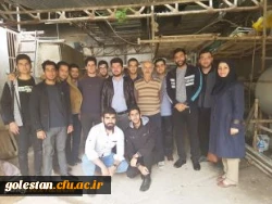 بازدید دانشجومعلمان از کارگاه کاشی سازی سنتی در گرگان 8