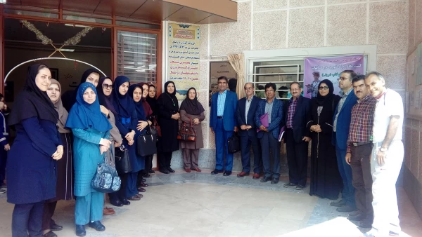 بازدید دکتر علیمحمدی رئیس دفتر کارورزی دانشگاه فرهنگیان از مدارس همکار طرح کارورزی 4